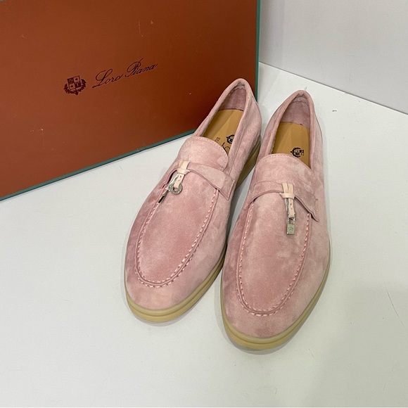 Loro Piana Shoes - Loro Piana Women's Pink Loafers